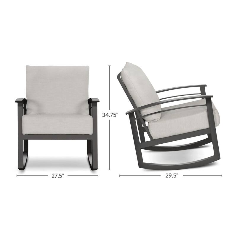 Stanford Cushion Sunbrella Rocking Lounge Chair