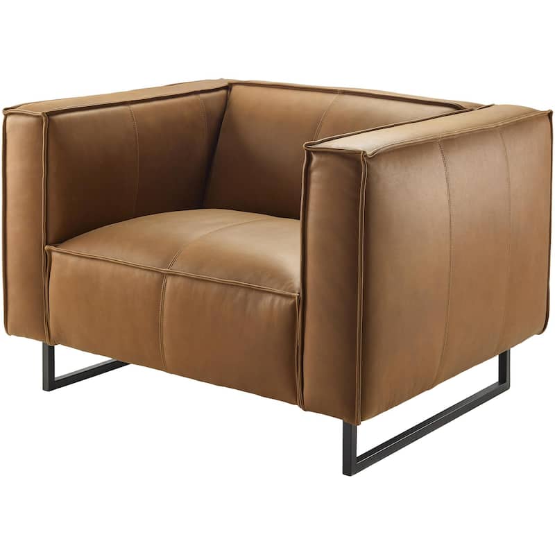 Mariel Modern Accent Chair - Brown