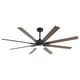 preview thumbnail 34 of 38, 65" Integrated LED White Dimmable Ceiling Fan with Light and Remote - 65" D x 65" W x 13.4" H