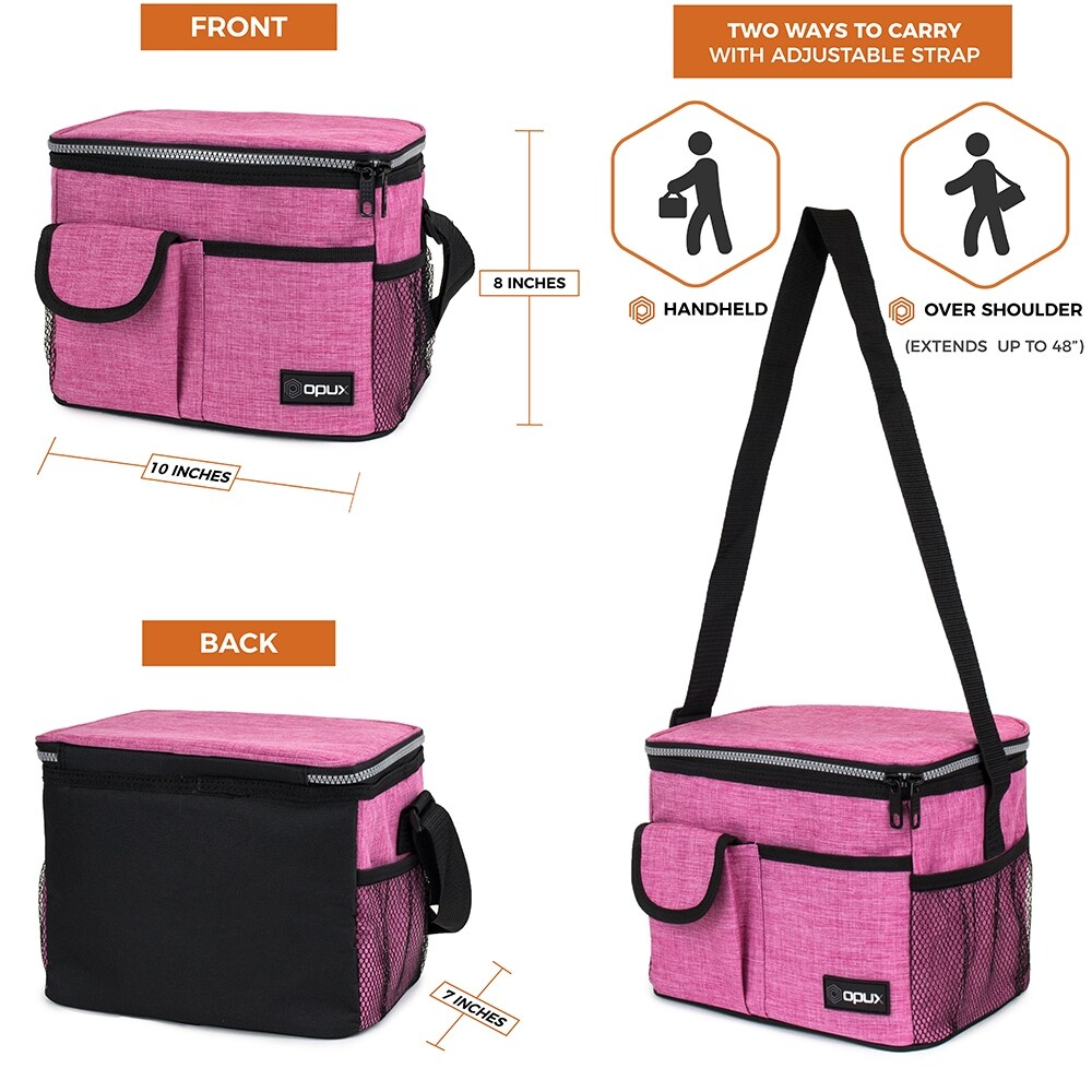 opux lunch bolsa for women insulated lunch tote for ladies girls