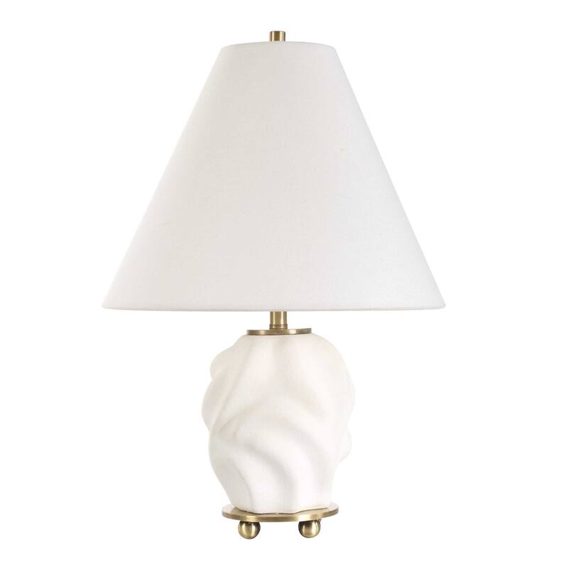 Uttermost Bora White Accent Lamp