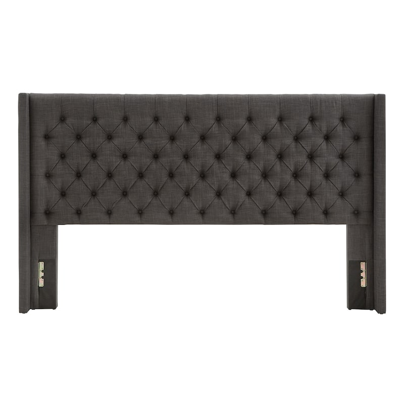 Naples King-size Wingback Button-tufted Headboard by iNSPIRE Q Artisan