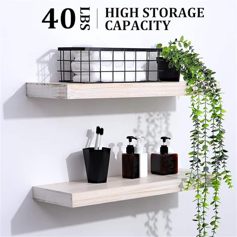 Floating Shelves - 8"D x 24"W x 1.6"H