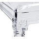 preview thumbnail 13 of 11, Stackable Stacking Clear Chairs Transparent Chair Dining Molded Chair Kitchen Hotel Guest Armless Bedroom Chair No Wheels