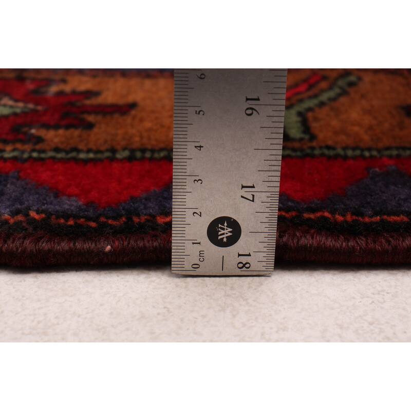 ECARPETGALLERY Hand-knotted Anadol Red Wool Rug - 3'6 x 9'0
