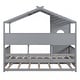 preview thumbnail 26 of 34, Modern Design Twin Size House Bed with Wooden Trundle