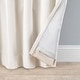 preview thumbnail 3 of 5, Premium Velvet Rod Pocket W Woven Blackout Liner and Back Tab Curtain Panel