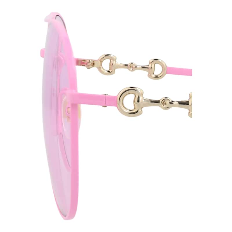 Gucci Aviator-Frame Metal Sunglasses