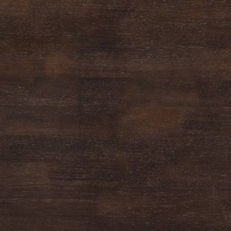 Modern Dining Table 48 Inch Kitchen Table with Solid Wood Leg Espresso/Oak