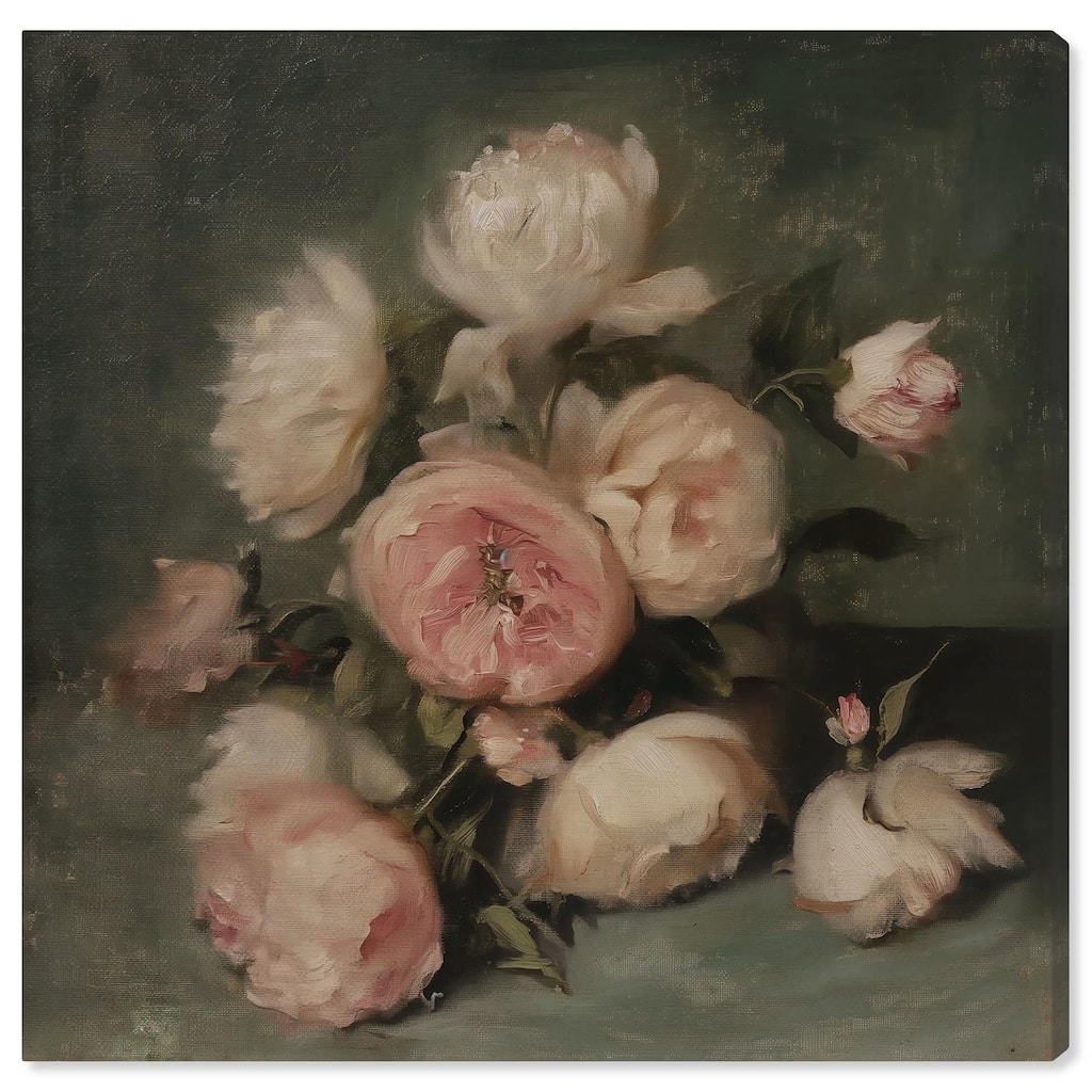 Roses in Shadow I Canvas by Art Remedy, Gallery Wrapped