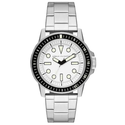 Armani Exchange Men's Classic White Dial Watch - AX1853 - 6 (36)