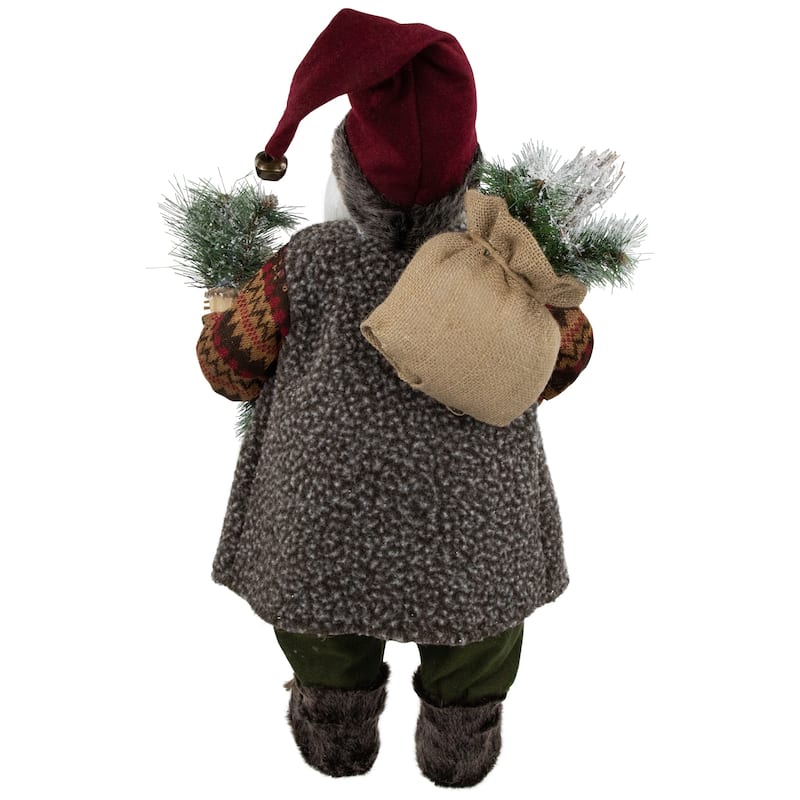 24" Country Rustic Santa Claus Christmas Figure