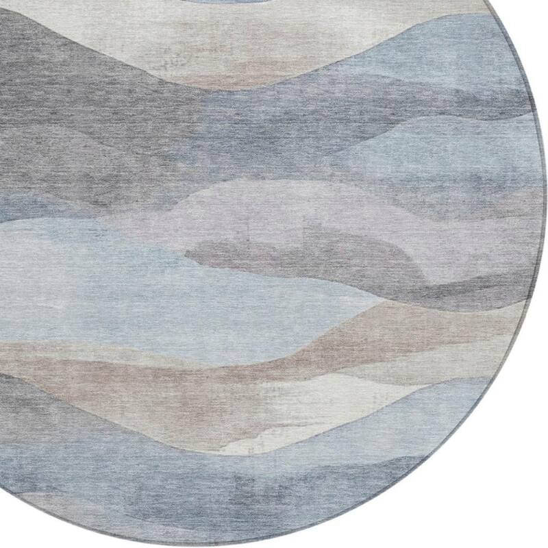 HomeRoots Abstract Transitional Rectangle Outdoor Rug
