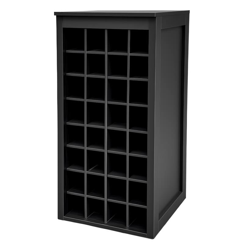 Modular 32 Wine Bar Cabinet Buffet Cabinet, 17.80"W x 15.95"D x 35.43"H