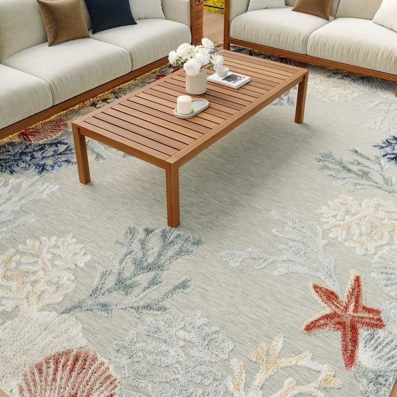 Nourison Suncoast Indoor/Outdoor Nature Area Rug