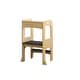 preview thumbnail 18 of 19, Safe and Sturdy Wooden Step Stool for Kids with Handles and Anti-Slip Mat