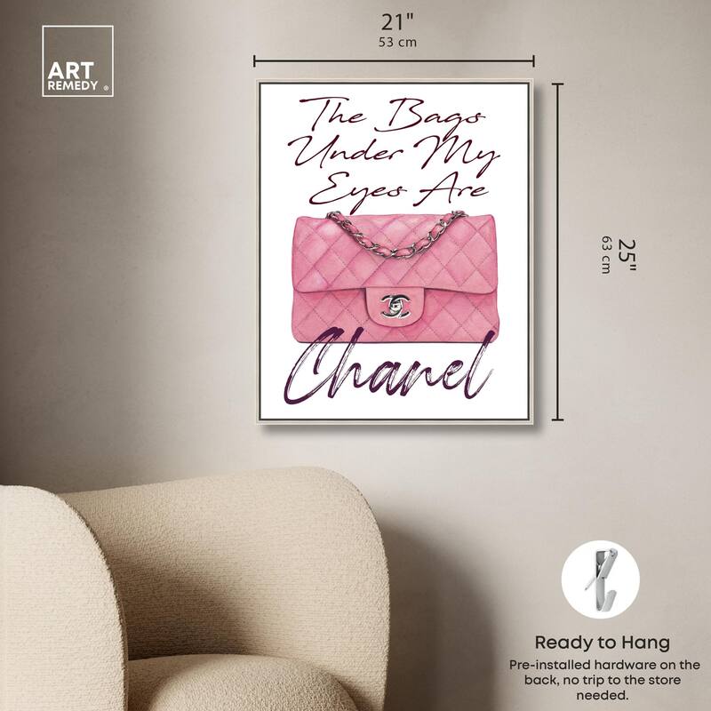 The Bag Under my Eyes Canvas by Art Remedy