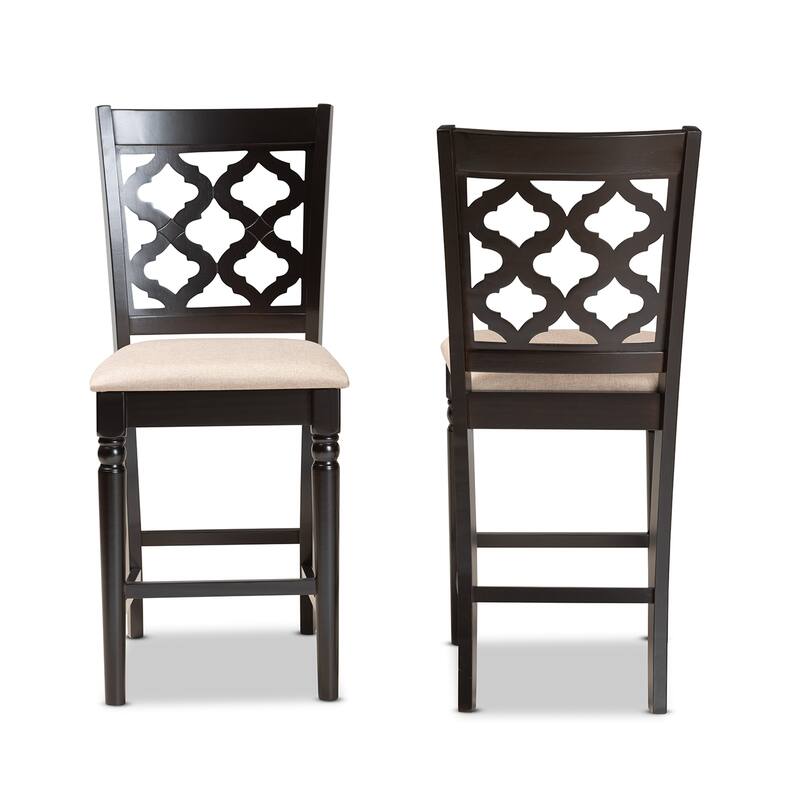 Ramiro Modern and Contemporary Transitional 2-PC Counter Stool Set