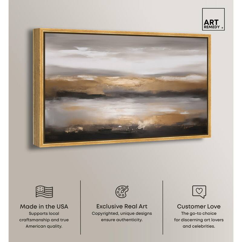 Dust and Gold Canvas by Art Remedy