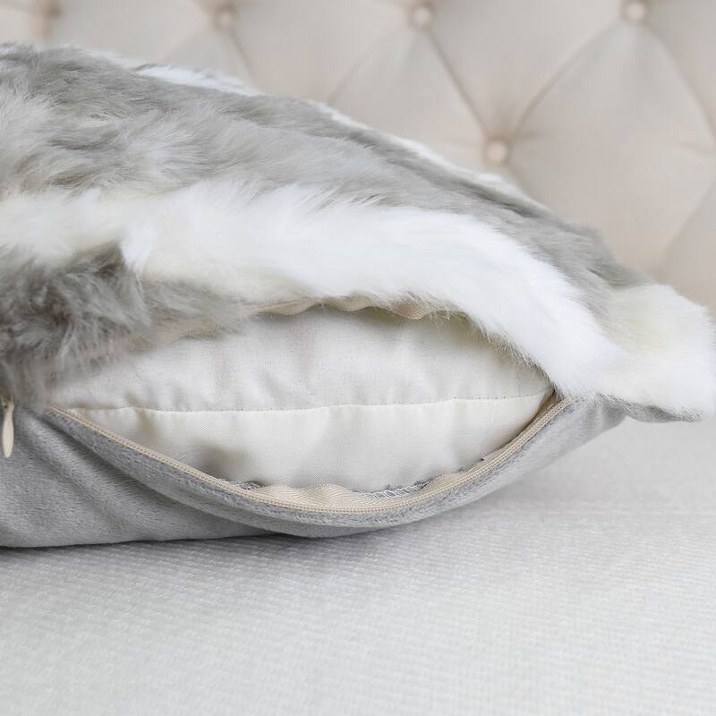 Jacquard FauxFur 2 Piece Set Pillow Shell
