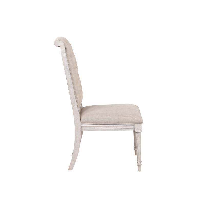 Champagne 20" Armless Side Chair (Set of 2)
