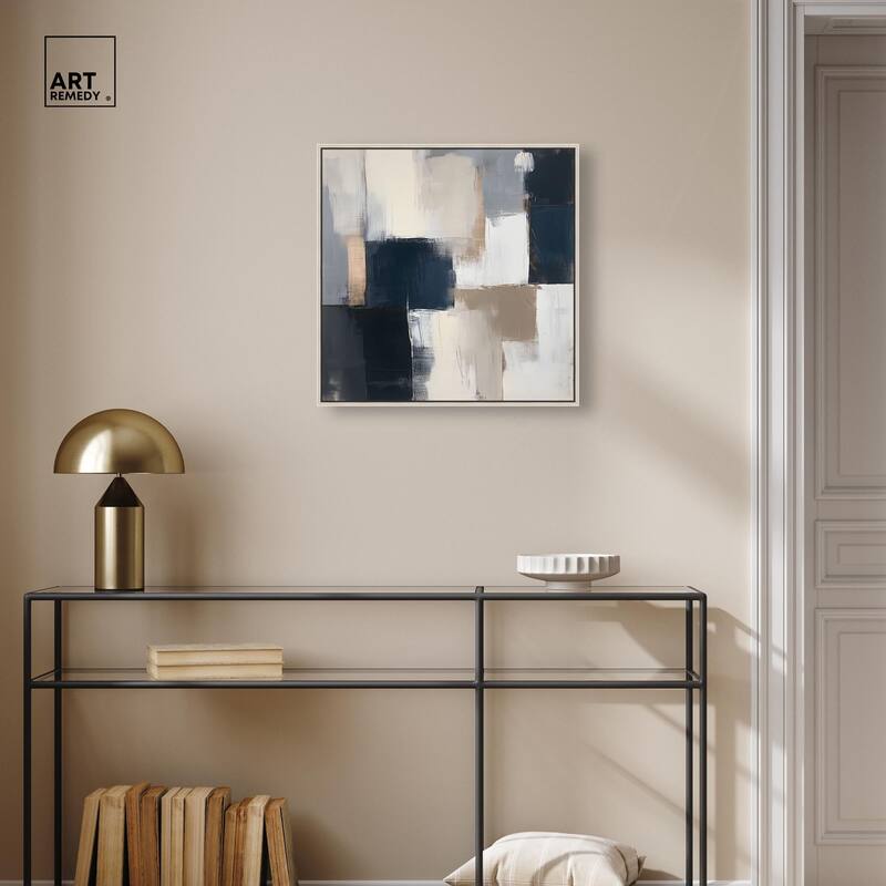 Blue Mood Depth III Canvas by Art Remedy