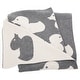 preview thumbnail 2 of 0, SAFAVIEH Baby Collection Duckie Throw - Grey / White - 32" x 40" - 32" x 40"