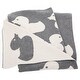 preview thumbnail 2 of 0, SAFAVIEH Georgina Baby Throw - Grey / White - 32" x 40" - 32" x 40" - 32Wx40D