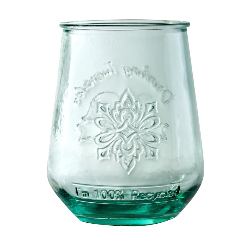 Euro Ceramica Essential Bara 4 Piece Recycled Glass Tumbler Set - Made in Spain