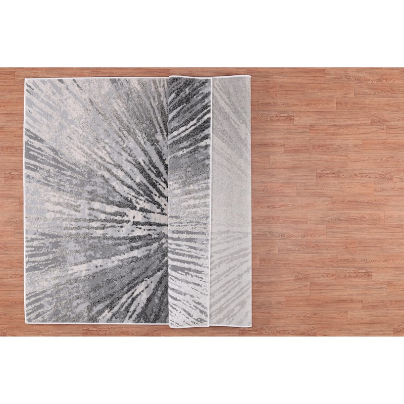 Ilios Collection Abstract Starburst Rug