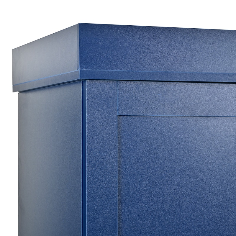 77" Tall Modern Shaker Kitchen Pantry with Wine Rack, Freestanding Storage Cabinet with Drawers & Door Shelves