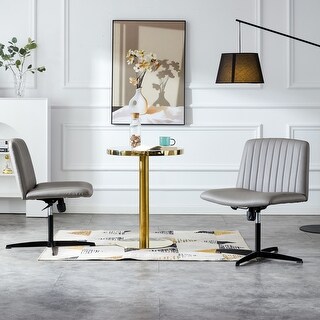 PU Shell Stools Computer Desk 360 Revolving Office Home Chais Lounge ...