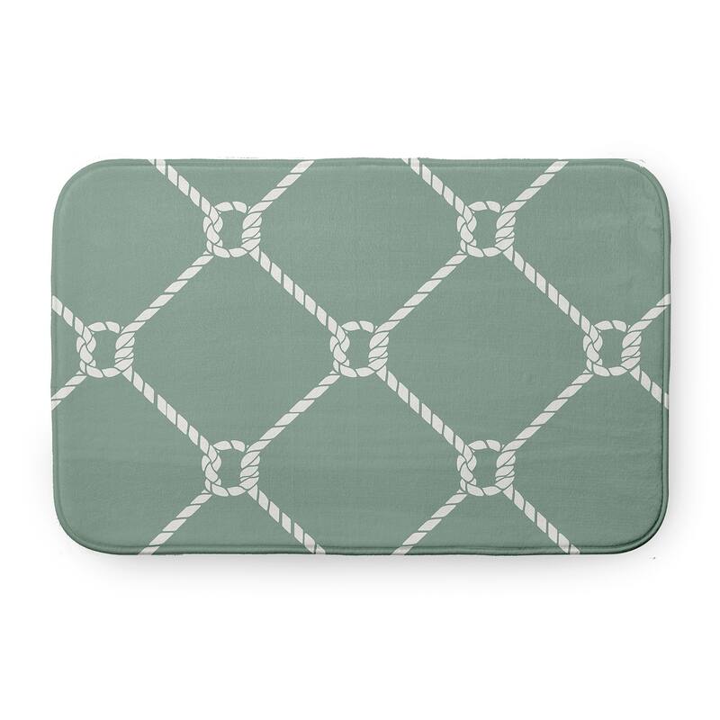 Ahoy Bathmat - 24" x 17" - Sage