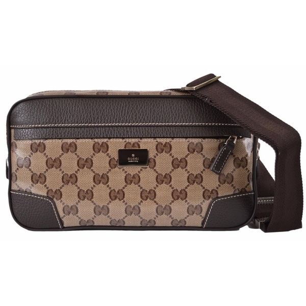 gucci canvas fanny pack
