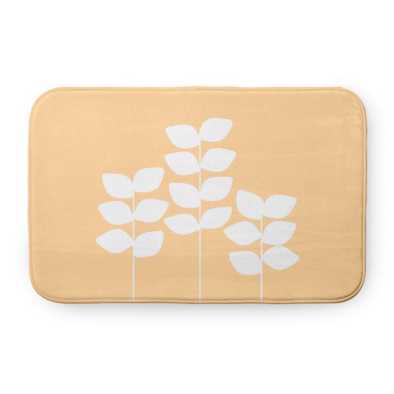 Simple Stems Bathmat - 24" x 17" - Yellow