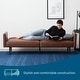 preview thumbnail 8 of 36, Lucid Comfort Collection Futon Sofa Bed with Buttonless Tufting