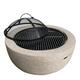 Magnesium oxide Fire Pit with Barbecue Rack