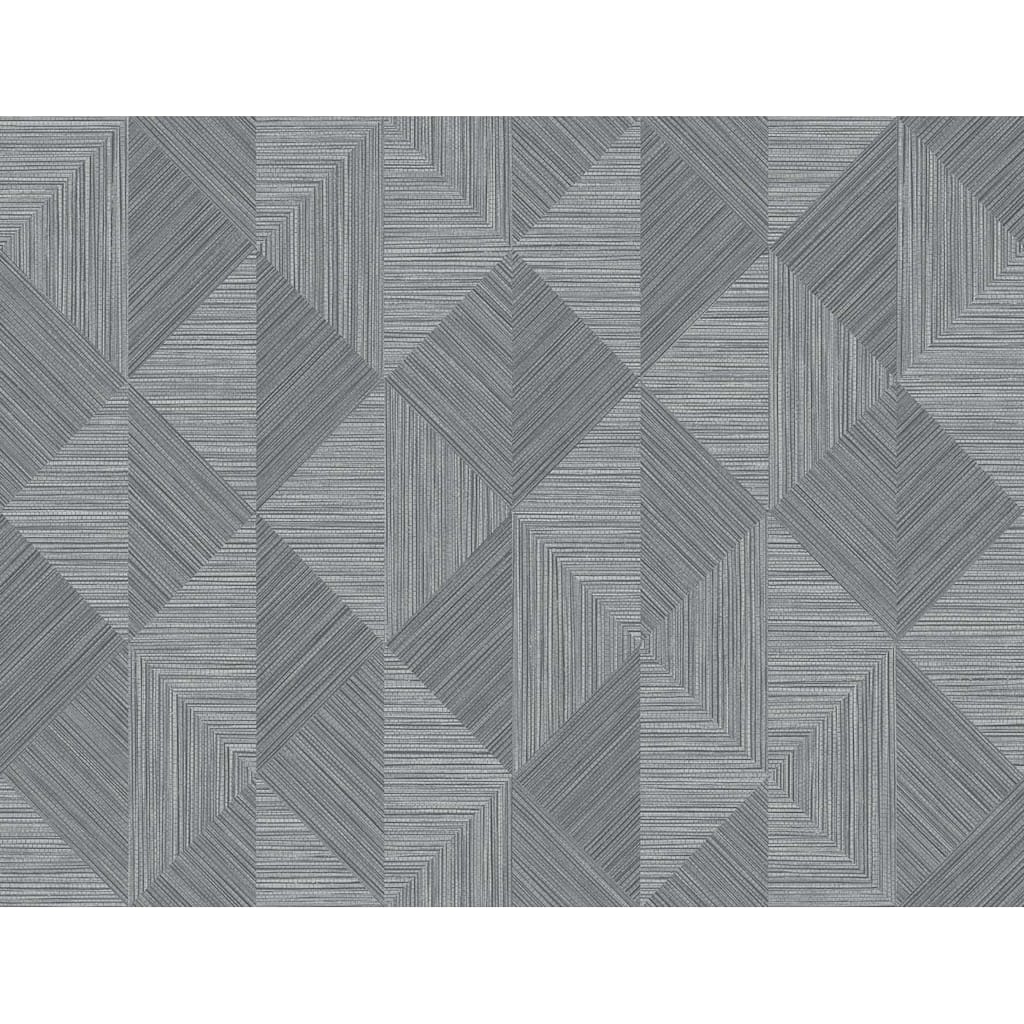 Seabrook Designs Diamond Inlay Embossed Vinyl Unpasted Wallpaper
