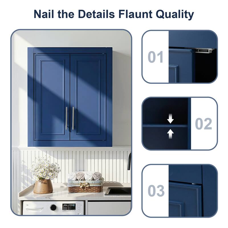 Classic Storage Cabinet with Adjustable Shelves