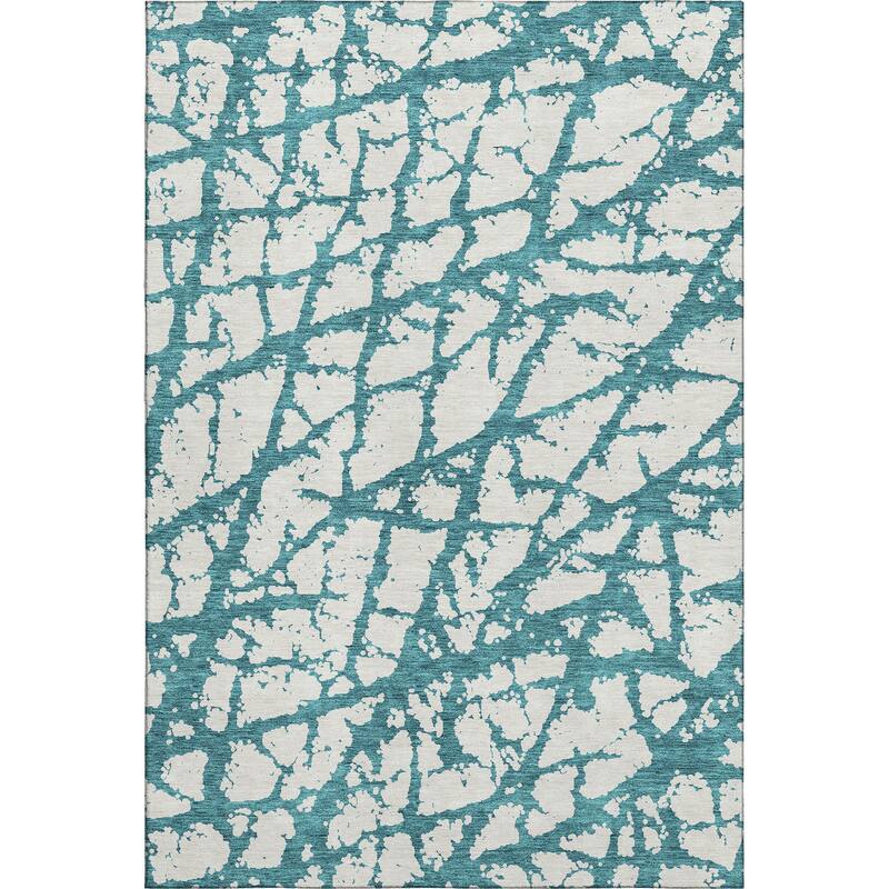 Premium Washable Super Soft Modern Crackle Mayfield Rug