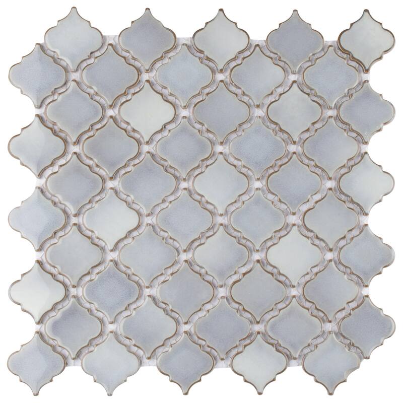 Merola Tile Hudson Tangier Grey Eye 12-3/8" x 12-3/8" Porcelain Floor and Wall Tile