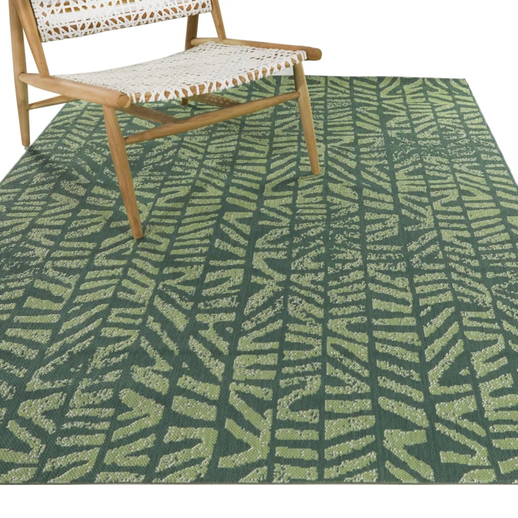 Lavon Modern Abstract Indoor/Outdoor Area Rug