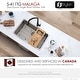 preview thumbnail 10 of 21, STYLISH 30 inch Stainless Steel 16G Dual Mount Kitchen Sink - 30" x 18" x 9"