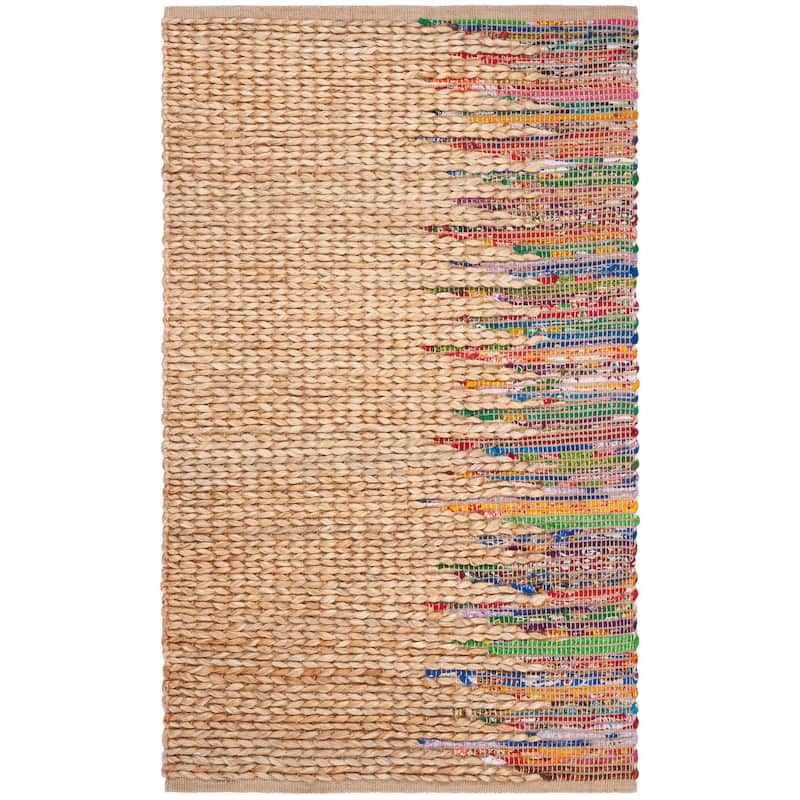 SAFAVIEH Handmade Cape Cod Leonidha Coastal Jute Rug
