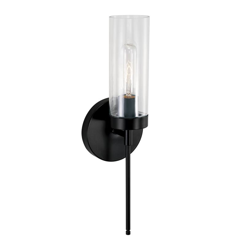 5-inch 1-light Wall Sconce - Matte Black