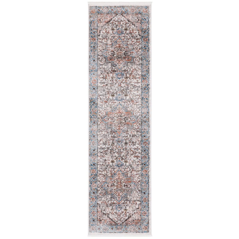 SAFAVIEH Shivan Karima Contemporary Rug - Grey/Blue - 2' 6" x 8'