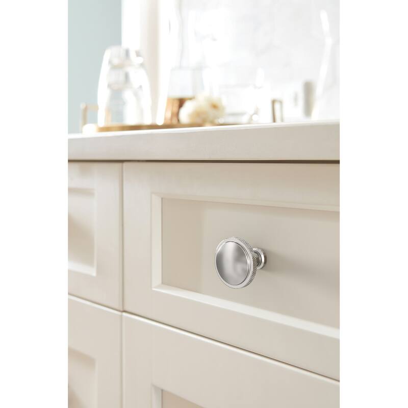 Amerock BP37740 Faraday 1-1/4" Knurled Mushroom Cabinet Knob