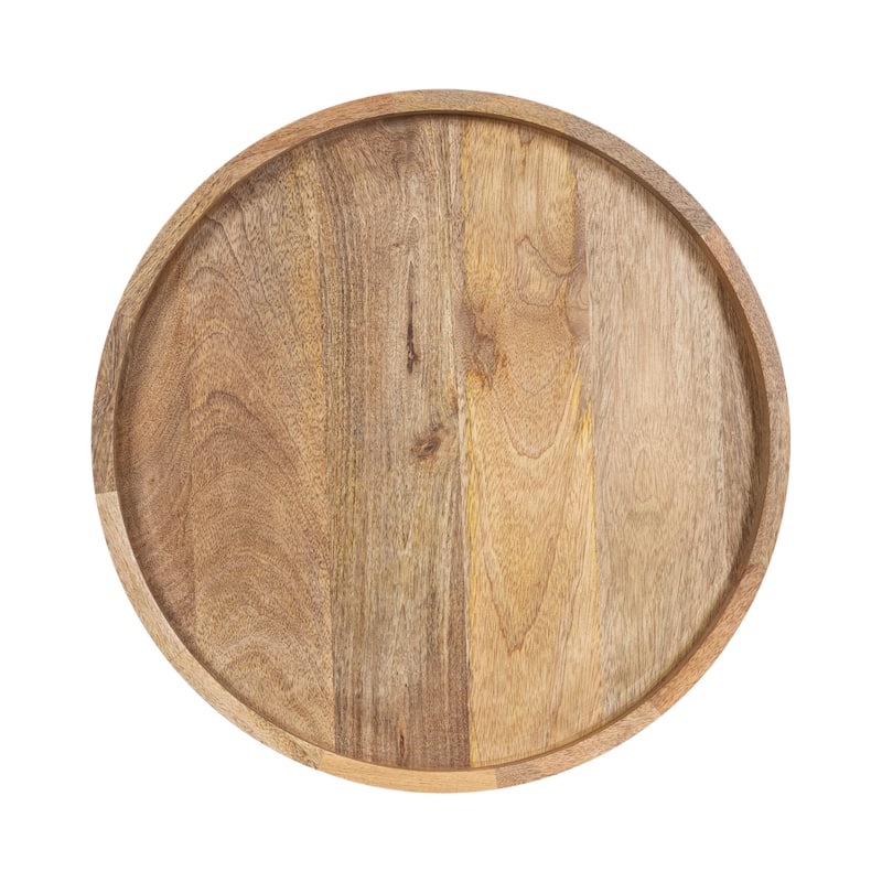 Kate and Laurel Halsey Round Lazy Susan Tray