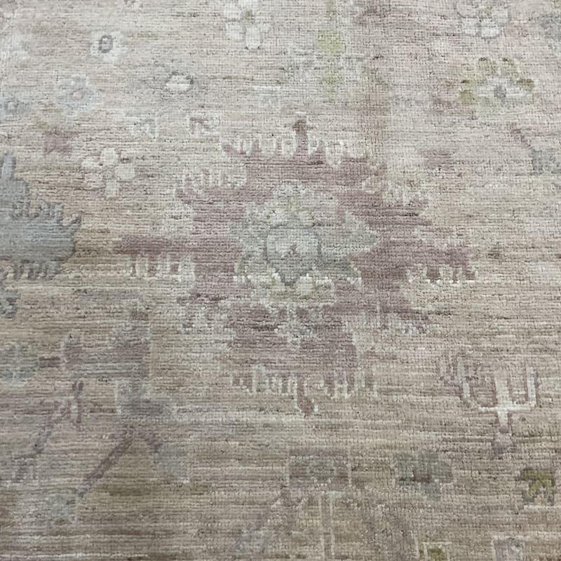 HERAT ORIENTAL Handmade Vegetable Dyed Oushak Wool Rug - 8'4" x 9'10"