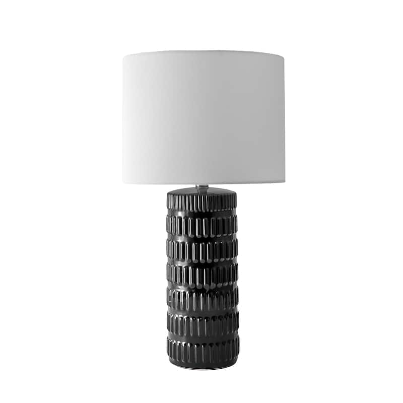 Nuloom Franklin 25" Ceramic Table Lamp - 13"W x 13"D x 25"H